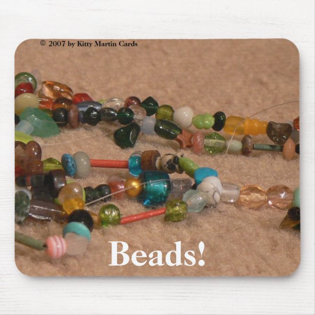 Beads! Mouse Mat (Front)