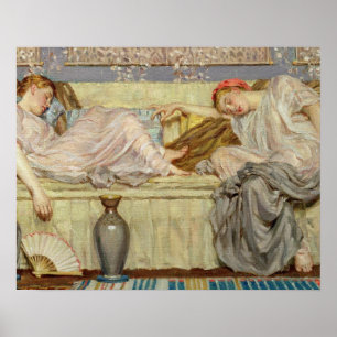 Beads (study), c.1875 (oil on canvas) poster