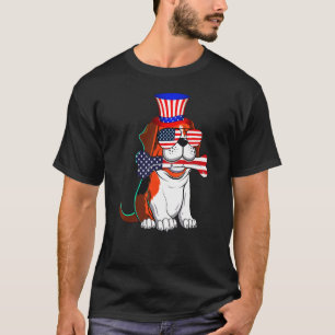 Beagle 4th Of July Outfit Independence Day T-Shirt