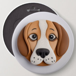 Beagle A Delightful Cookie Inspired 6 Cm Round Badge