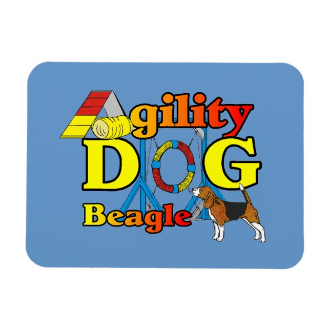 Beagle Agility Gifts Magnet (Horizontal)