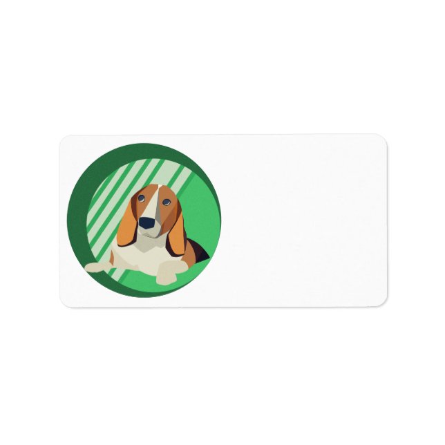 Beagle Art Label (Front)