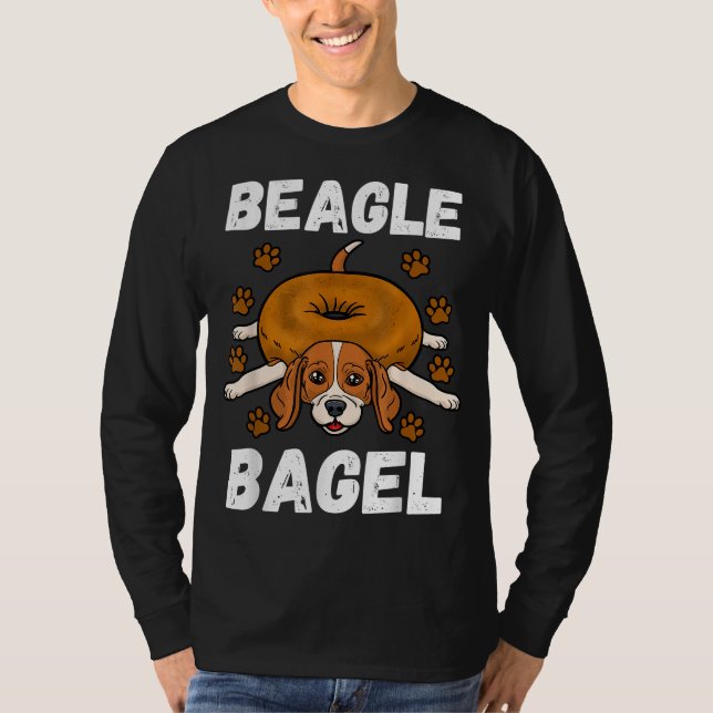 Beagle Bagel Baker Roll Lover Wheat Jewish Bread D T-Shirt (Front)