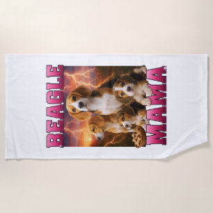 Beagle beach towel
