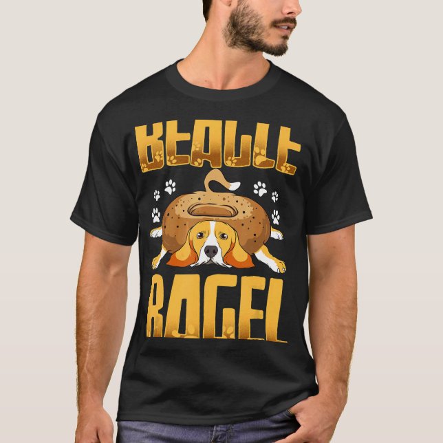 Beagle  Beagle Bagel For Dog   T-Shirt (Front)