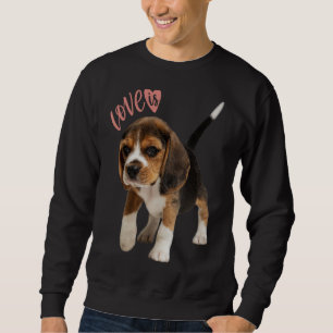 Beagle Beagles Love Is Dog Mum Dad Puppy Pet Cute Sweatshirt