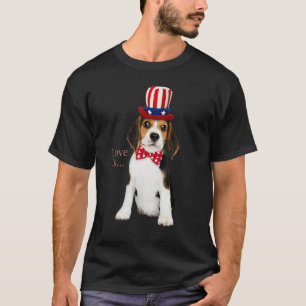 Beagle Beagles Love Is Dog Mum Dad Puppy Pet Cute T-Shirt