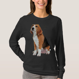 Beagle  Beagles Love Is Dog Mum Dad Puppy Pet Cute T-Shirt