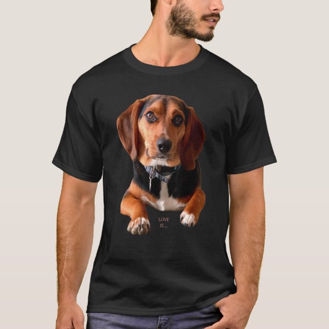 Beagle Beagles Tee Love Dog Mum Dad Puppy Love Pet (Front)