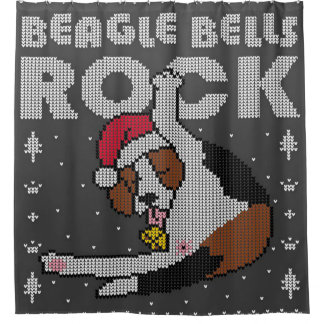 Beagle Bells Shower Curtain