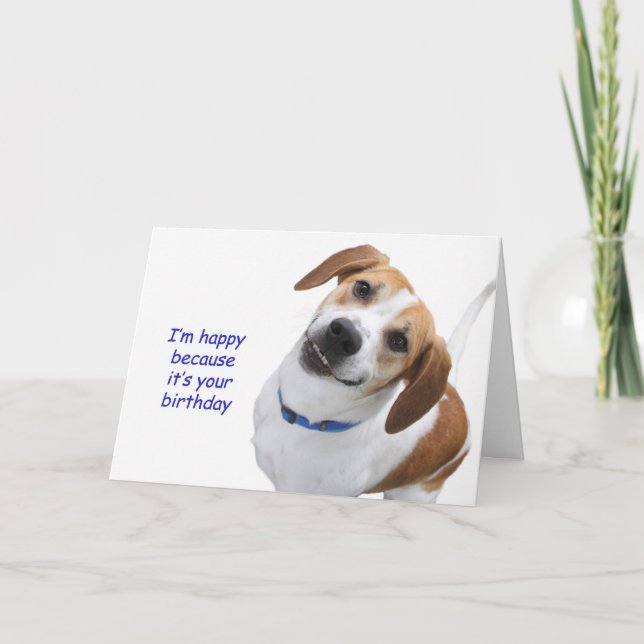 Beagle Birthday Card by Focus for a Cause (Front)