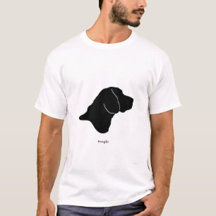 Beagle - black Silhouette T-Shirt
