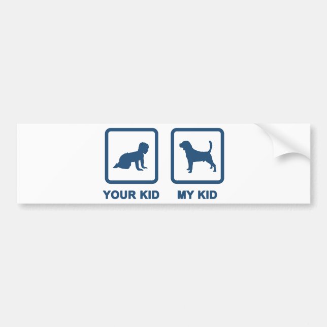 Beagle Bumper Sticker (Front)