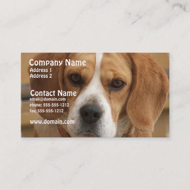 Beagle Business Card (Front)