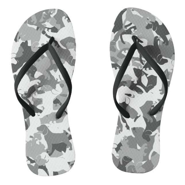 Beagle camouflage flip flops (Footbed)
