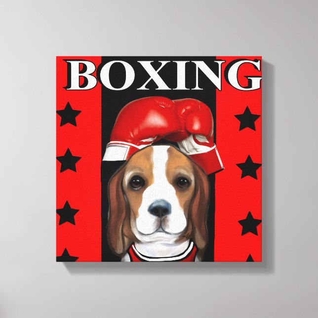 Beagle  canvas print (Front)