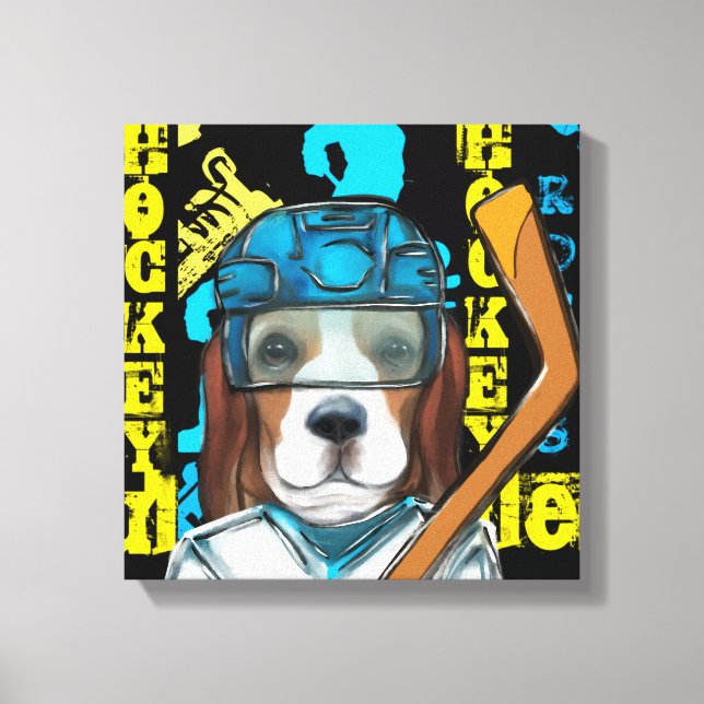 Beagle  canvas print (Front)