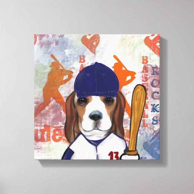 Beagle  canvas print (Front)