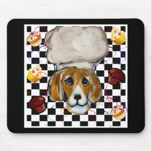 Beagle Chef Mouse Mat