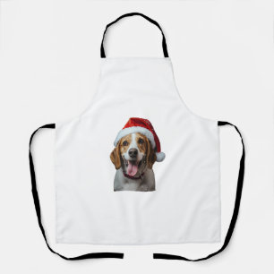 Beagle Christmas  Apron