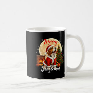 Beagle Christmas Beagle Costume Beagle Xmas Merry  Coffee Mug