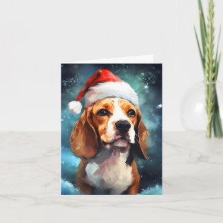 Beagle Christmas Card
