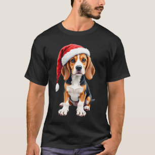 Beagle Christmas Dog Long Sleeve T-Shirt