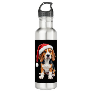 Beagle Christmas Dog Long Sleeve T-Shirt 710 Ml Water Bottle