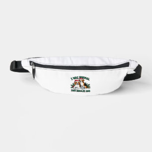 Beagle Christmas Dog Owner Xmas Holiday Pajama  Bum Bags
