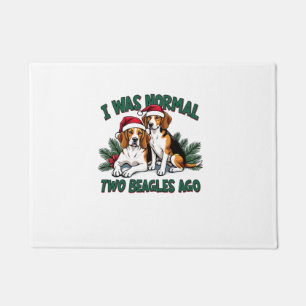 Beagle Christmas Dog Owner Xmas Holiday Pajama Doormat