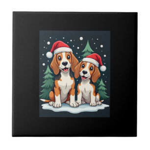 Beagle Christmas Dog Owner Xmas Holiday Pajama Lon Tile