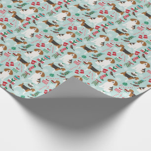 Beagle Christmas Dog Wrapping Paper