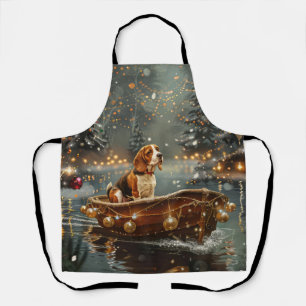 Beagle Christmas Festive Voyage Apron