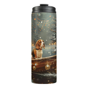 Beagle Christmas Festive Voyage Thermal Tumbler