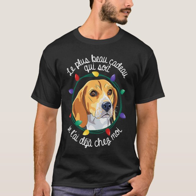 Beagle Christmas  for Dog T-Shirt (Front)
