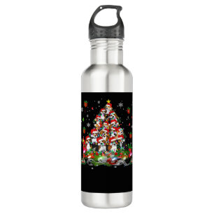 Beagle Christmas Funny Tees Beagle Xmas Tree Dog E 710 Ml Water Bottle
