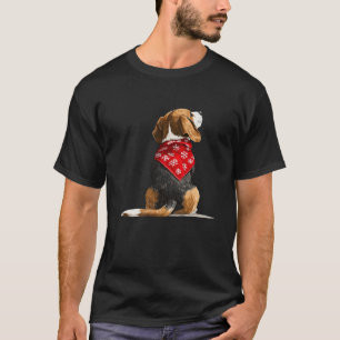 Beagle Christmas Lights Dog Lover Xmas Pajama Prem T-Shirt