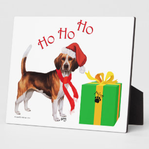 Beagle Christmas Plaque
