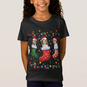 Beagle Christmas Socks Funny Xmas Pajama Dog Lover T-Shirt