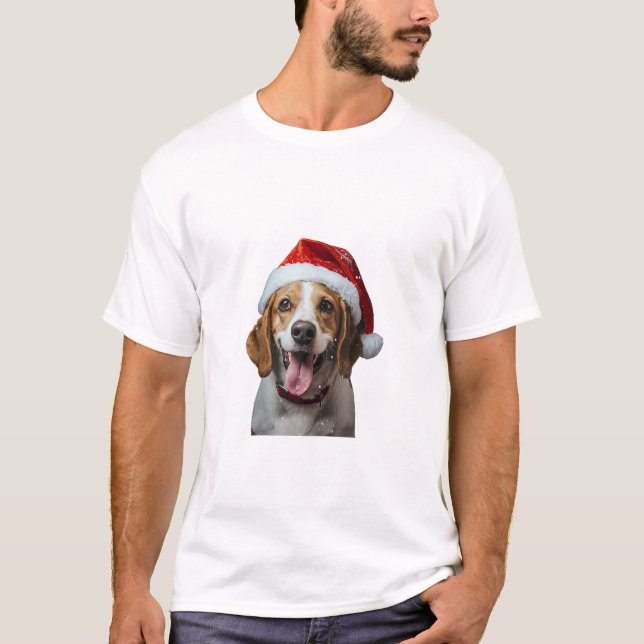 Beagle Christmas  T-Shirt (Front)