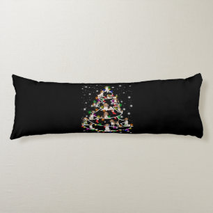 Beagle Christmas Tree Covered By Flashlight Body Cushion