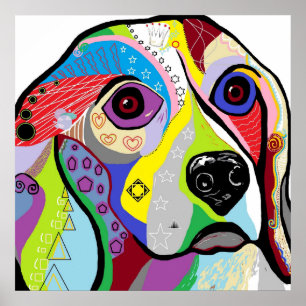 Beagle Close-up Poster