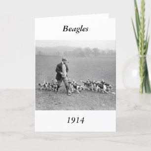 Beagle Club, 1914 Card