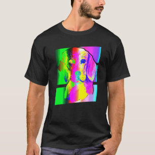 Beagle Colourful Art Animal T-Shirt