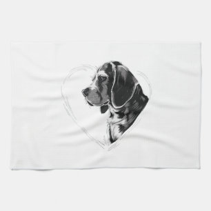 Beagle Copy Copy Tea Towel
