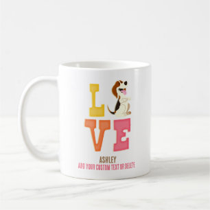Beagle Cute Dog Dad Coffee Mug