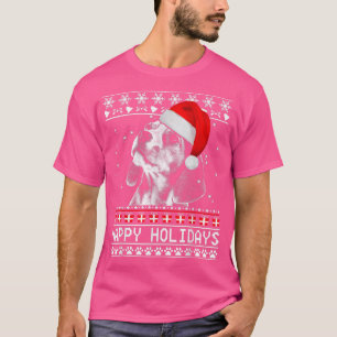 Beagle Cute Happy Holidays Christmas Dog Lover Xma T-Shirt