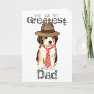 Beagle Dad Card