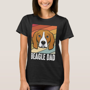 Beagle dad dog daddy daddy master walking T-Shirt