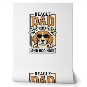 Beagle Dad Fuelled by Coffee and Dog Hair Shirt_1 Wallpaper